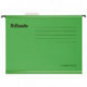 Папка подвесная Esselte Standart А4 до 250 листов зеленая (25 штук в упаковке)