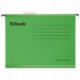 Папка подвесная Esselte Standart А4 до 250 листов зеленая (25 штук в упаковке)
