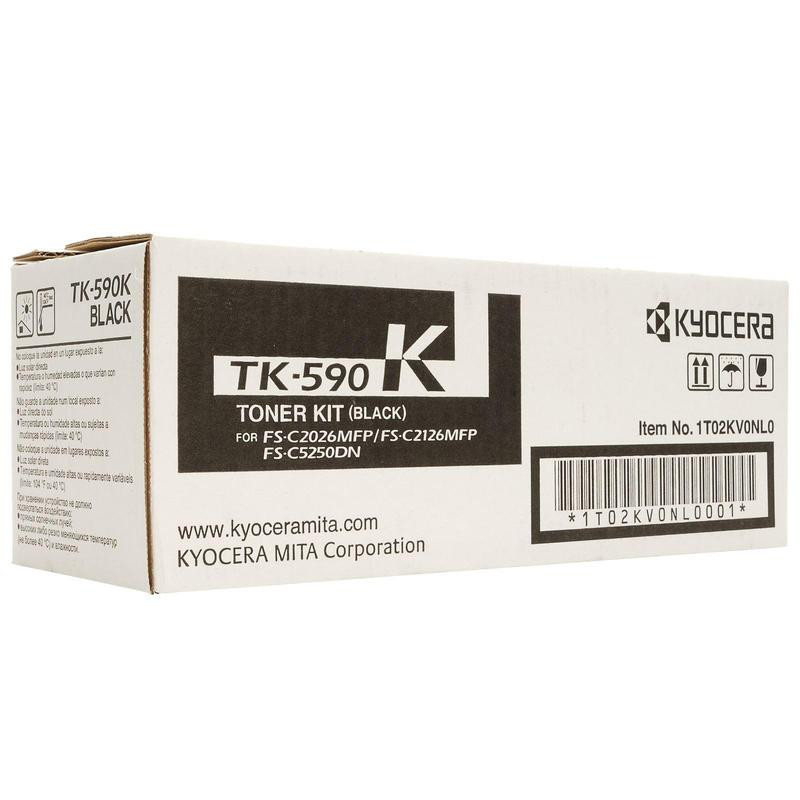 Тонер-картридж лазерный Kyocera TK-590K черный оригинальный