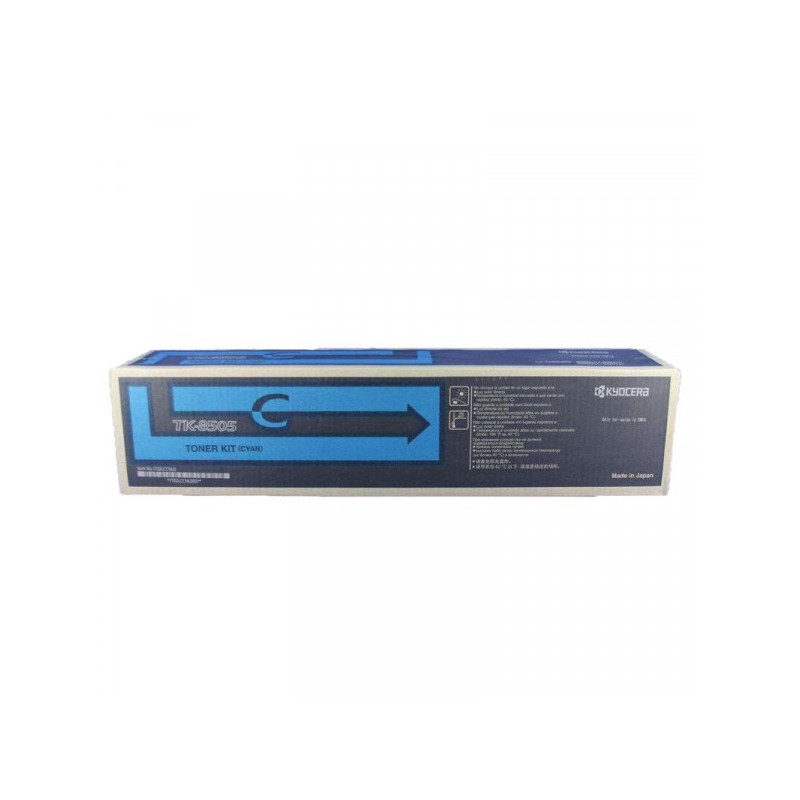 Тонер-картридж лазерный Kyocera TK-8505C голубой оригинальный