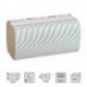 Полотенца бумажные 1-слойные листовые V-сложение Veiro Professional Basic (20 пачек по 250 листов)