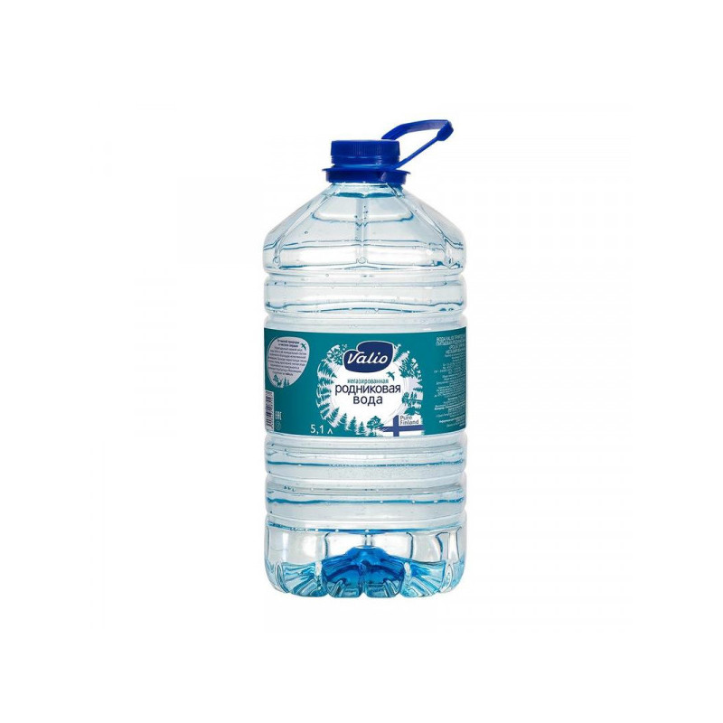 Вода питьевая родниковая Valio негаз ПЭТ 5,1 литра