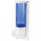 Диспенсер для жидкого мыла ЛАЙМА, наливной, 0,38 л, ABS-пластик, белый (тонированный), 603921
