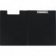 Папка-планшет с крышкой Attache пластиковая черная 1.2 мм
