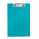 Папка-планшет с крышкой Leitz Wow пластиковая бирюзовая 2.8 мм