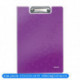 Папка-планшет с крышкой Leitz Wow пластиковая лиловая 2.8 мм