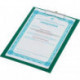 Папка-планшет Attache картонная зеленая 1.75 мм