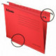 Папка подвесная Esselte Standart А4 до 250 листов красная (25 штук в упаковке)