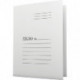 Папка-скоросшиватель Дело, А4, 290г/м2, картон немелованный, белая, Attomex