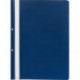 Папка-скоросшиватель с перфорацией, А4, 100/110 мкм, пластик, синяя с прозрачным верхним листом, Attomex