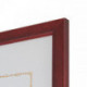 Рамка для сертификатов деревянная А4 21x29.7 см вишня