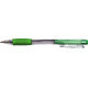 Ручка шариковая автоматическая DOLCE COSTO прозрачный корпус с рез.держателем зеленая 0,7мм