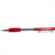 Ручка шариковая автоматическая DOLCE COSTO прозрачный корпус с рез.держателем красная 0,7мм