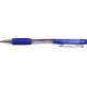 Ручка шариковая автоматическая DOLCE COSTO прозрачный корпус с рез.держателем синяя 0,7мм