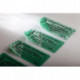 Пломбы наклейки 100х20 мм цвет зеленый 1000 штук в упаковке