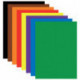 Цветная бумага А4 мелованная, 8 листов 8 цветов, на скобе, BRAUBERG, 200х280 мм, Бабочки, 129547