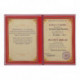 Папка адресная бумвинил бордовый, "50 лет", формат А4, STAFF, 129572
