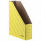 Лоток вертикальный для бумаг микрогофрокартон 75 мм до 700 листов желтый STAFF