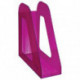 Лоток вертикальный для бумаг СТАММ "Фаворит", ширина 90 мм, тонированный фиолетовый (слива), ЛТ709