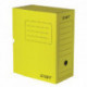 Короб архивный с клапаном, микрогофрокартон, 150 мм, до 1400 листов, желтый, STAFF, 128868