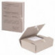 Короб архивный, 240x100x330мм, картон, бежевый, 700 листов, 2 завязки