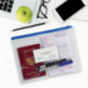 Папка-конверт на молнии BRAUBERG "Smart", А5, 240х175 мм, карман для визитки, 150 мкм