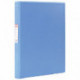 Папка на 2 кольцах BRAUBERG, картон/ПВХ, 35 мм, голубая, до 180 листов (удвоенный срок службы), 228384