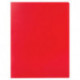 Папка 20 вкладышей STAFF, эконом, красная, 0,5 мм, 225694