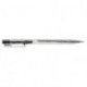Ручка шариковая автоматическая, черная, 0,5 мм, 0,7 мм, рифление, корпус прозрачный, круглый, Silwerhof CLICK (026201-01)