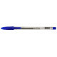Ручка шариковая одноразовая синяя, 0,5 мм, 0,7 мм, корпус прозрачный, Silwerhof SIMPLEX (016045-01)