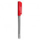 Ручка шариковая Deli EQ00940 Arrow 0.7мм прозрачный красный красные чернила