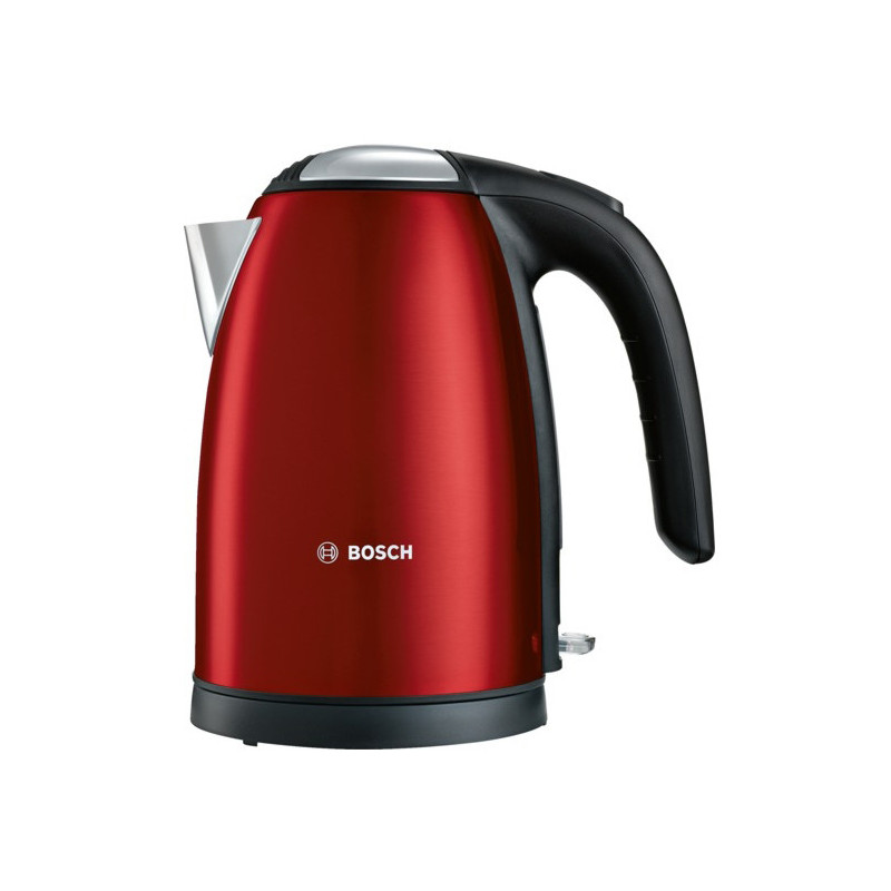 Чайник электрический Bosch TWK7804 1.7л. 2200Вт красный (корпус: металл)