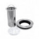 Чайник электрический Kitfort КТ-623 1.5л. 2200Вт серебристый (корпус: стекло)