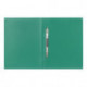 Папка с пружинным скоросшивателем BRAUBERG стандарт, зеленая, до 100 листов, 0,6 мм, 221631