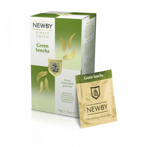 Чай Newby Green Sencha зеленый 25 пакетиков