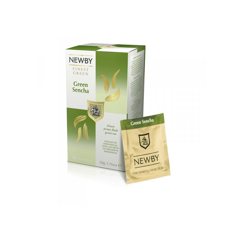 Чай Newby Green Sencha зеленый 25 пакетиков
