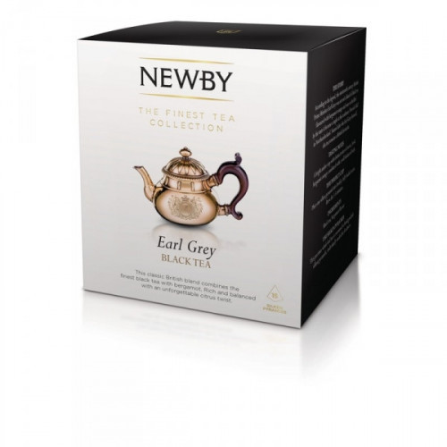Чай Newby Earl Grey черный с бергамотом 15 пакетиков