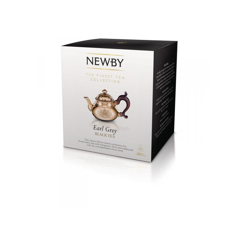 Чай Newby Earl Grey черный с бергамотом 15 пакетиков