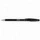 Ручка шариковая Attache Style 0,5мм прорезин.корп.черный ст.