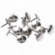 Кнопки канцелярские BRAUBERG металлические серебристые 10 мм 50 штук 220553