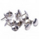 Кнопки канцелярские BRAUBERG металлические серебристые 10 мм 50 штук 220553