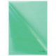 Папка-уголок жесткая BRAUBERG, зеленая, 0,15 мм
