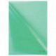 Папка-уголок жесткая BRAUBERG, зеленая, 0,15 мм