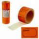 Этикет-лента "Цена", 30х20 мм, оранжевая, комплект 5 рулонов по 250 шт., BRAUBERG