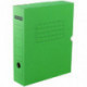 Короб архивный с клапаном OfficeSpace, микрогофрокартон, 100мм, зеленый, до 900л.