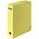 Короб архивный на резинках OfficeSpace А4 микрогофрокартон желтый, 75мм до 700 листов