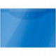 Папка-конверт на кнопке OfficeSpace А3, 150мкм, полупрозрачная, синяя