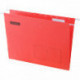 Папка подвесная А4, 310х240мм, картон, красная, 80 листов, 10 штук, OfficeSpace