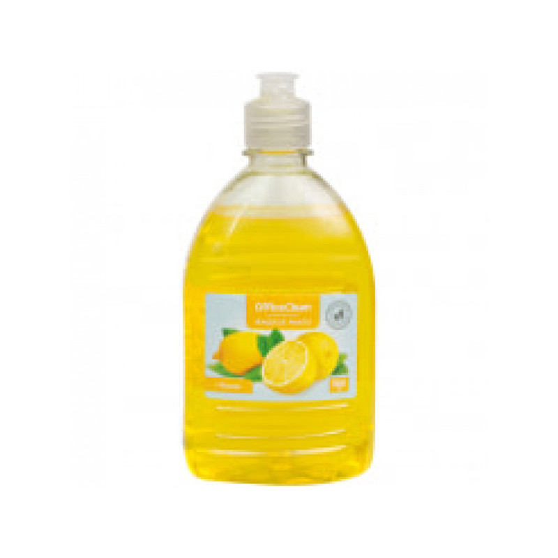 Мыло жидкое OfficeClean 500мл пуш-пул лимон