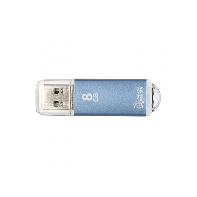Флеш-память SmartBuy V-Cut 8 Gb USB 2.0 голубая